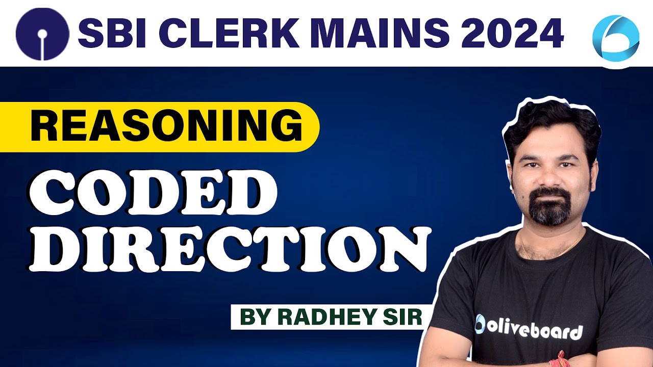 SBI Clerk Mains Reasoning 2024 | Coded Direction Reasoning For SBI Clerk Mains 2024 | By Radhey Sir