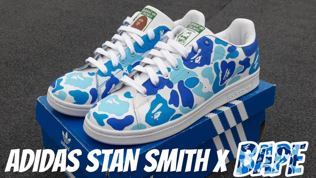 КАСТОМИЗАЦИЯ #2 ADIDAS STAN SMITH X BAPE CUSTOM/ КАК СДЕЛАТЬ КАСТОМ/ HOW TO CUSTOM ADIDAS STAN SMITH