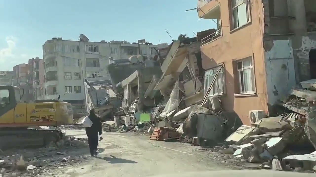 Hatay Depremi - Samandağ Deprem G&ouml;r&uuml;nt&uuml;leri