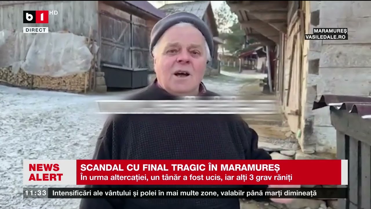 SCANDAL CU FINAL TRAGIC ÎN MARAMUREȘ, ÎN FAȚA MĂNĂSTIRII IEUD_Știri B1TV_5 ian. 2025