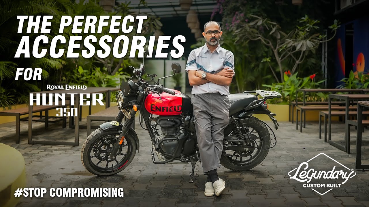 Royal Enfield Hunter 350 LEGUNDARY Accessories  | Ultimate Transformation