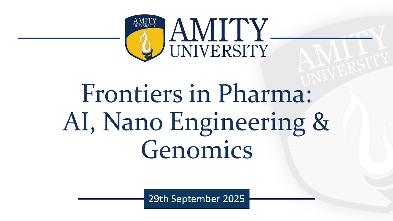 International Conference on Frontiers in Pharma  Integrating AI, Nano Engineering & Genomicsry