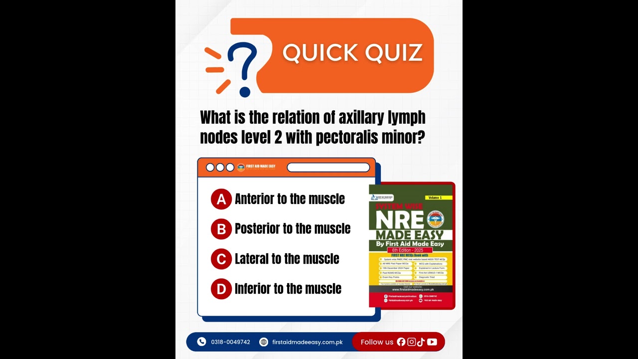 Tell your answer in comment section | First Aid Made Easy Platform | Dr Hafiz Atif #nre1 #pmdc
