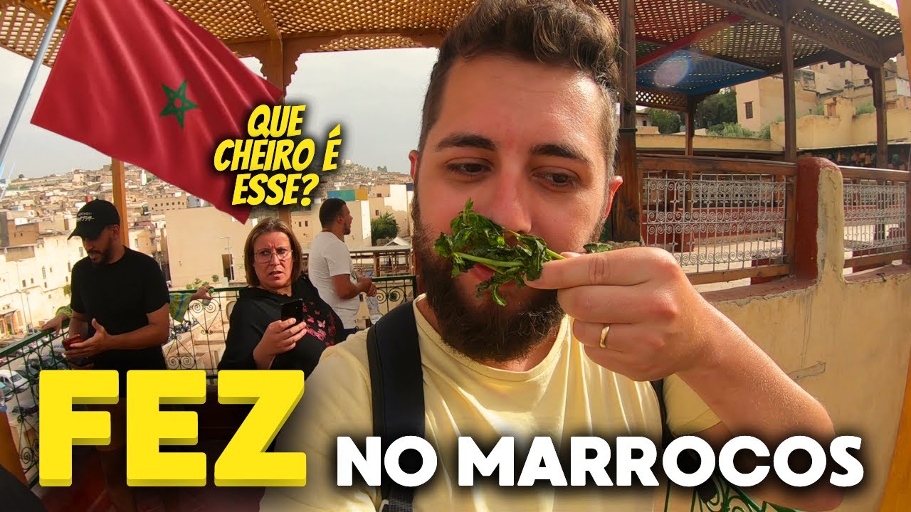 24 HORAS em FEZ no MARROCOS  - Um passeio pela MEDINA e seu FAMOSO CURTUME.