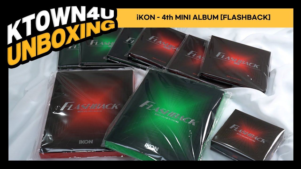 UNBOXING iKON - 4th MINI ALBUM [FLASHBACK]│아이콘 언박싱│ KT4 POB │케타포 특전