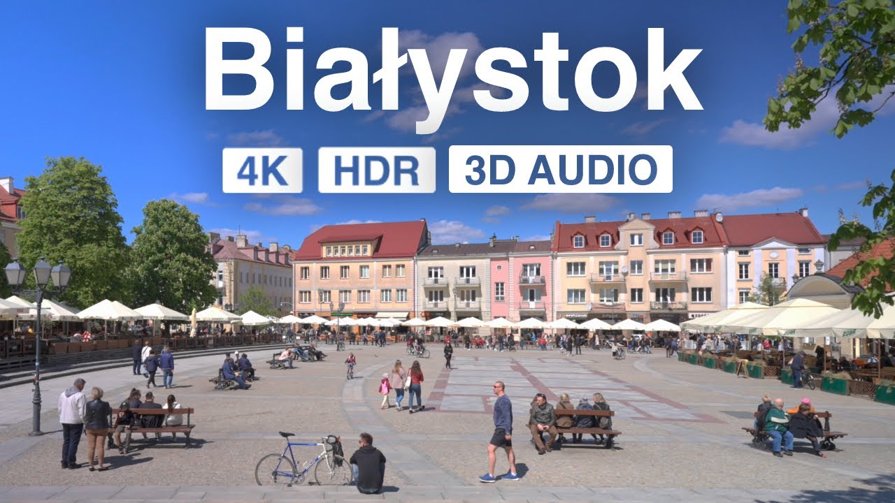 Białystok, Poland 🇵🇱 Celebration of Constitution Day 🎬 4K Ultra HDR 🎧 3D Binaural Sound