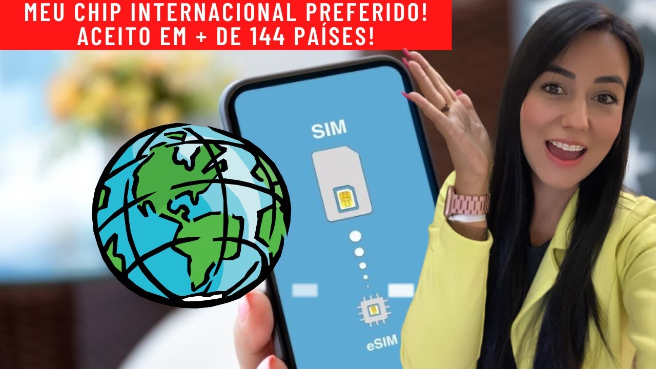 Qual o melhor CHIP para viagem Internacional? Conheça o meu PREFERIDO! Como comprar, valor e dicas!