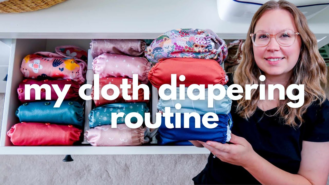 My Cloth Diapering Routine for Beginners | my cloth diaper stash, how to wash, stuff, & store