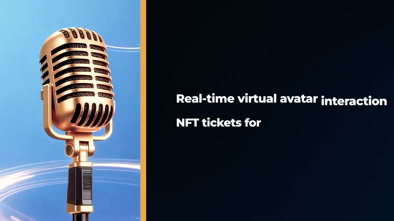 Add real-time virtual avatar interactionDevelop exclusive NFT tickets for live rooms 