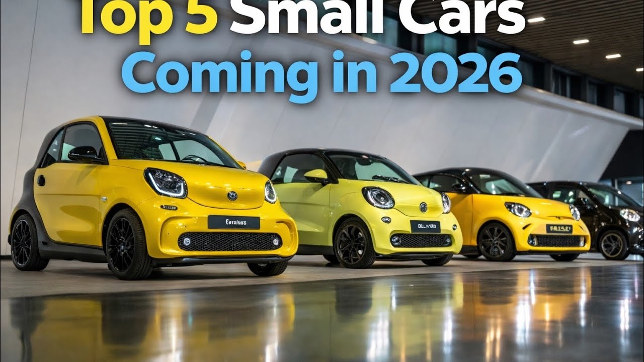 Top 5 Small Cars Coming in 2026 That Everyone Will Want