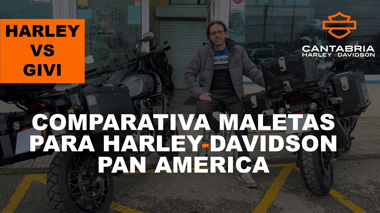 Comparativa Maletas y Top Case Harley-Davidson Pan America 1250 | Harley vs Givi | Maletas Aluminio