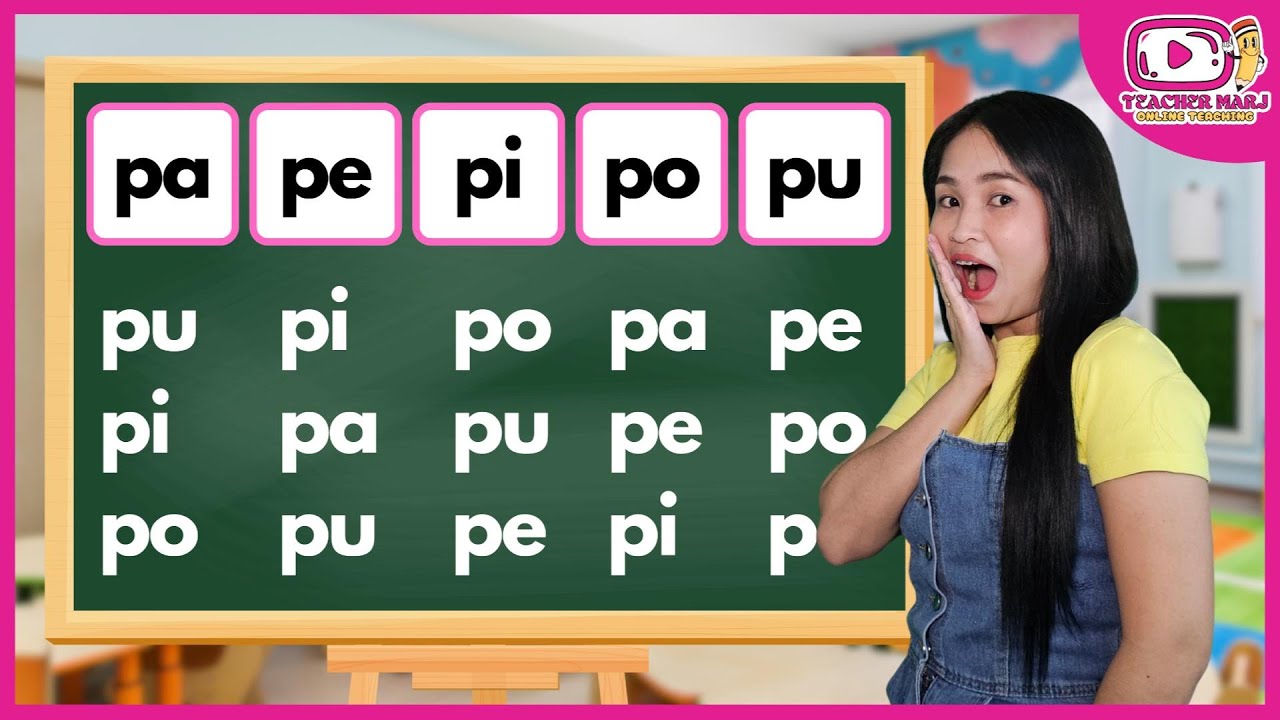 MATUTONG BUMASA NG ABAKADA PART10 | PA PE PI PO PU | TEACHER MARJ ONLINE TEACHING