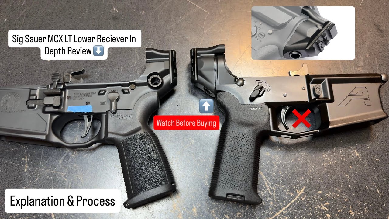 Trigger Malfunctions Using The Sig Sauer MCX Conversion Kit🖱️LT Lower Receiver Review