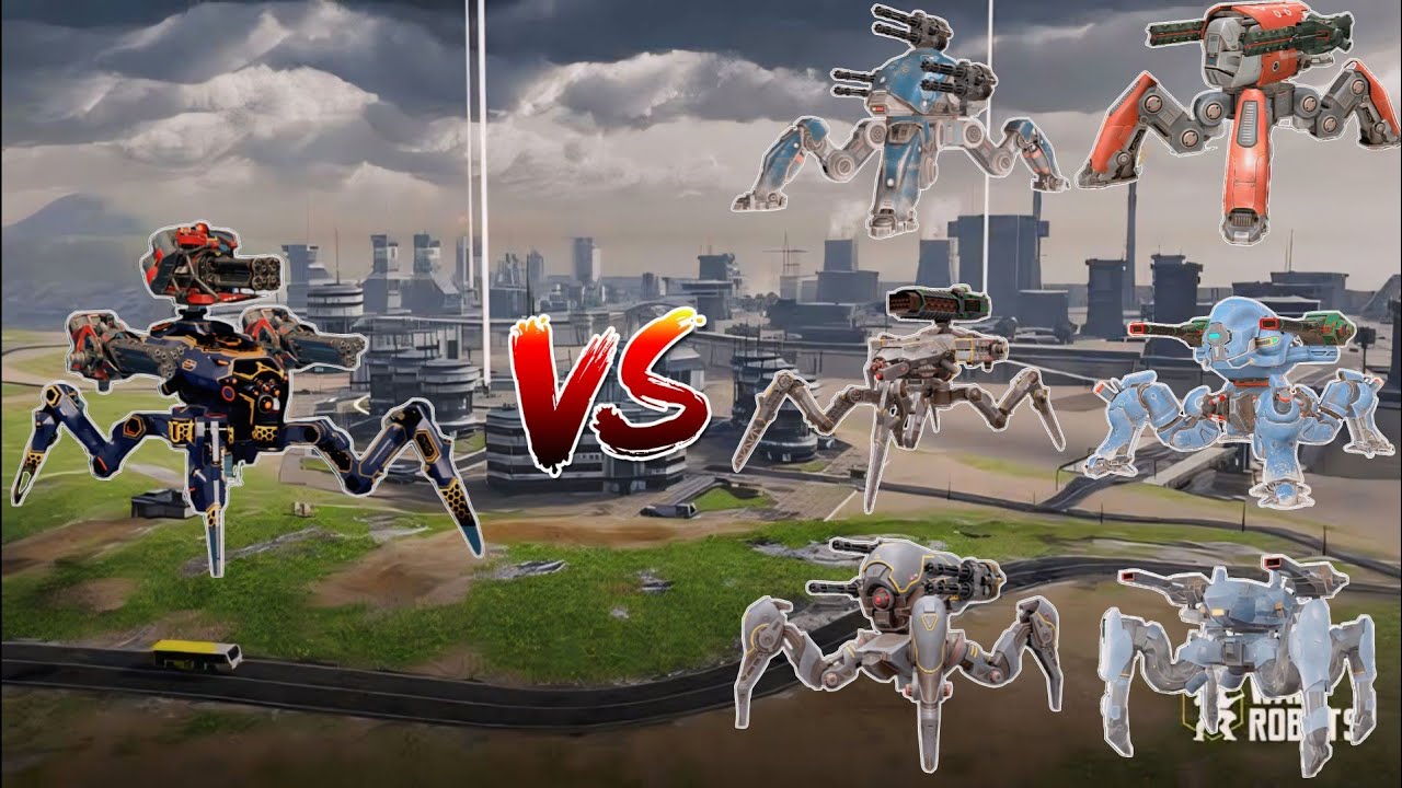 WR🔥 New Ultimate Rayker VS All Spider Comparison |WAR ROBOTS|