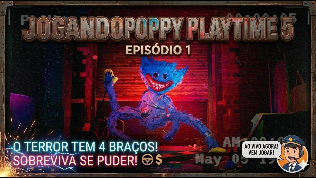ME ARREPENDI! 😱 Poppy Playtime 5: O TERROR VOLTOU #live