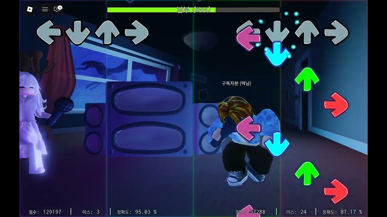 #프나펑 spookeez 해골 호박(?)모드 플래이
