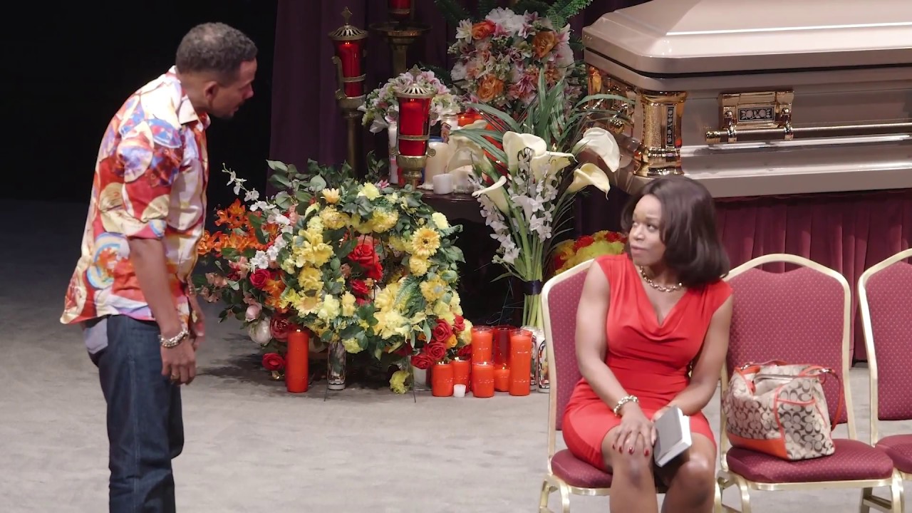 Sneak peek: Quincy Tyler Bernstine and Hill Harper in OUR LADY OF 121st STREET at Signature Theatre