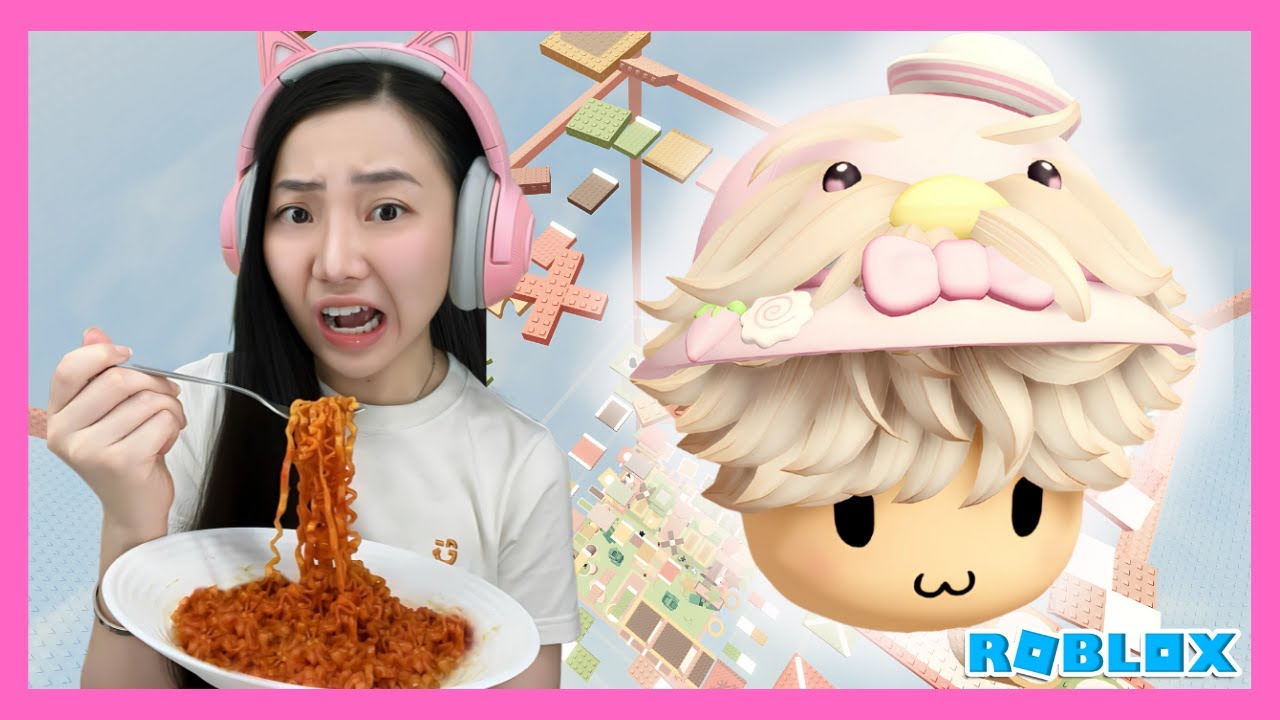 Challenge Makan Samyang Di Acil Chase Tower - Roblox Indonesia