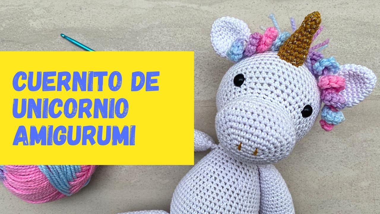 Cuernito de Unicornio Amigurumi