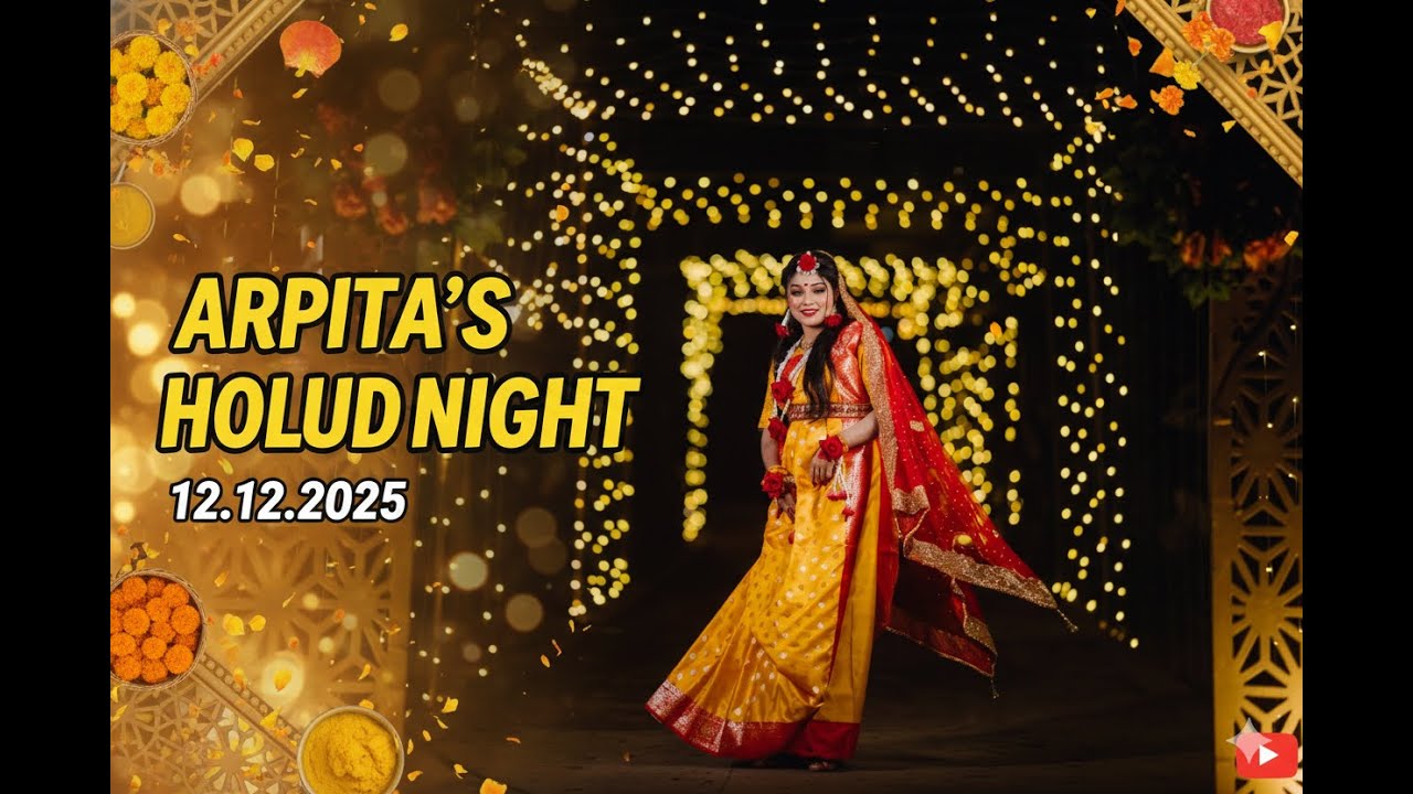 Holud night of Arpita l 12-12-2025