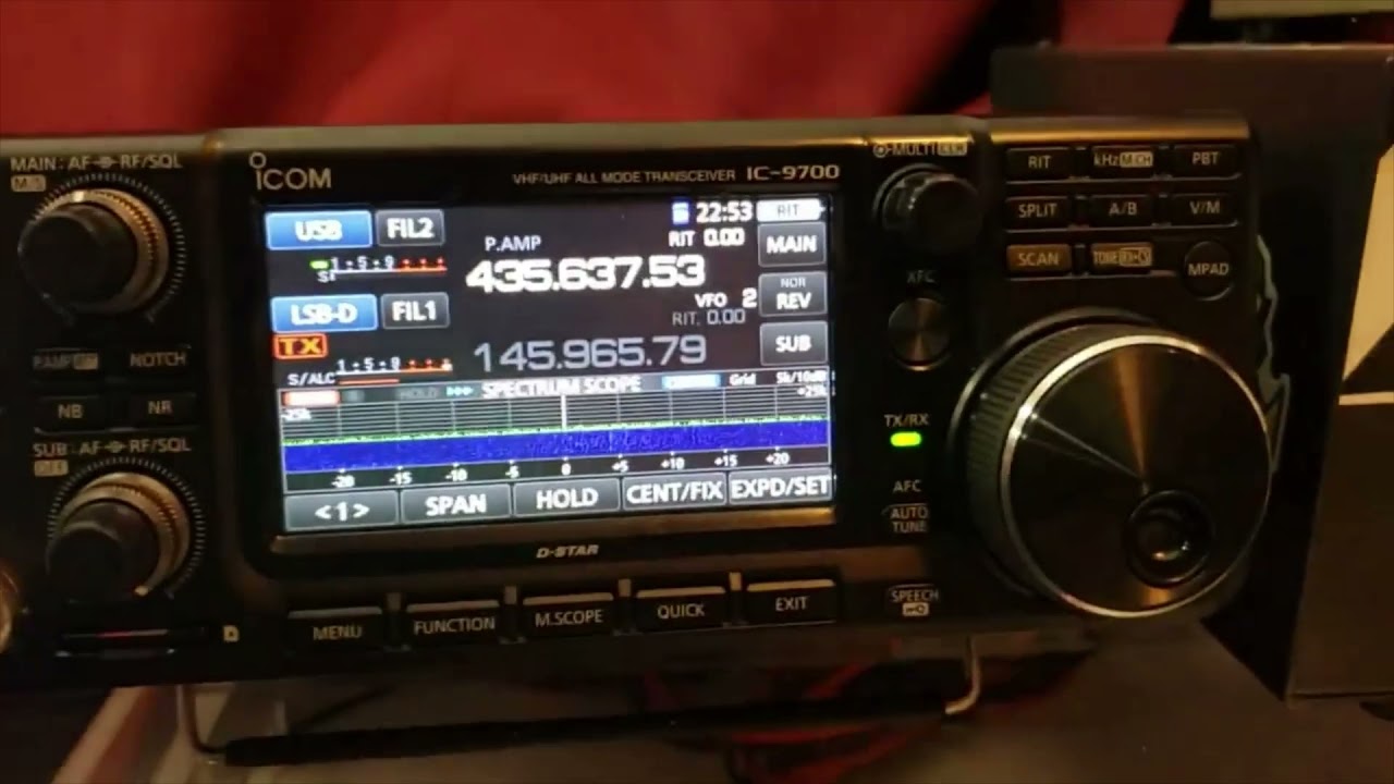 IC 9700 using SatPC32 and WSJT X
