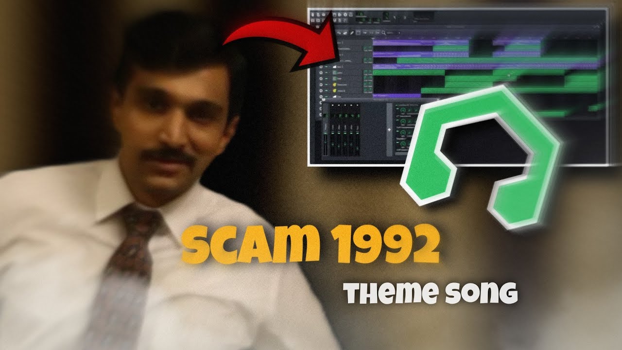 I Tried to make the theme song of 'Scam 1992' in lmms