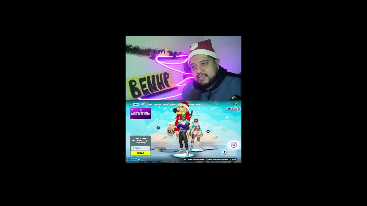 73 SORTEO DE NAVIDAD NUEVO CAP&Iacute;TULO DE FORTNITE 😱 C&Oacute;DIGO CREADOR: BENHP #EpicPartner