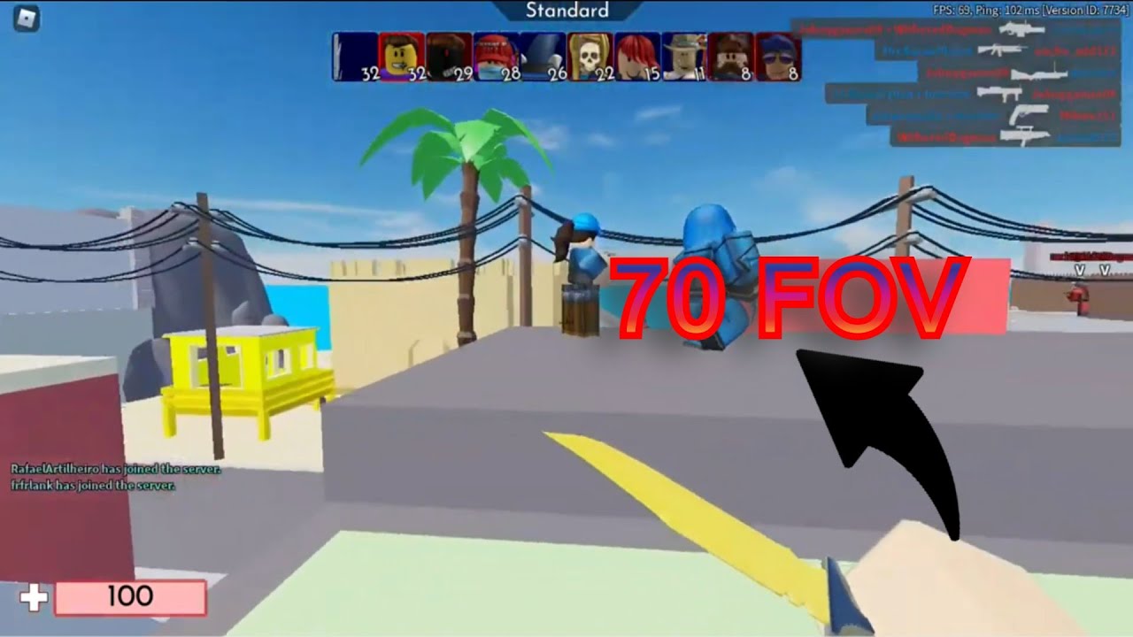 Playing Arsenal with 70 Fov!