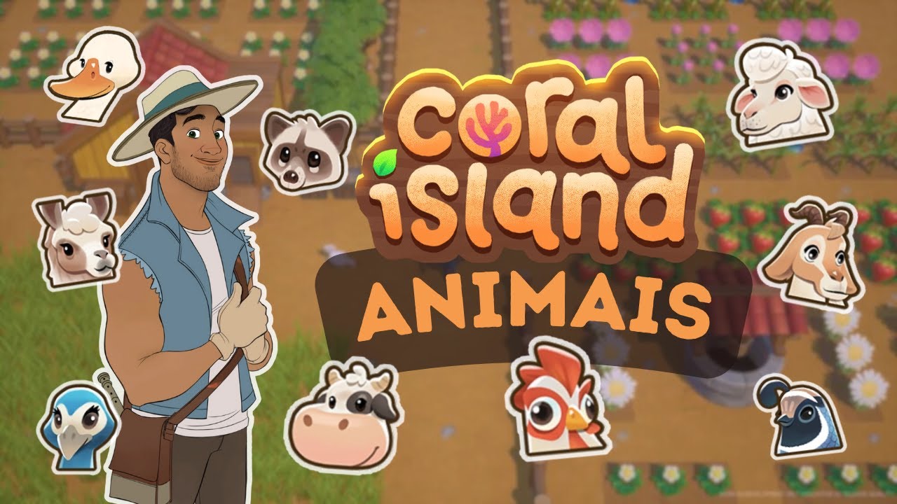 Coral Island! Tudo Sobre os Animais!