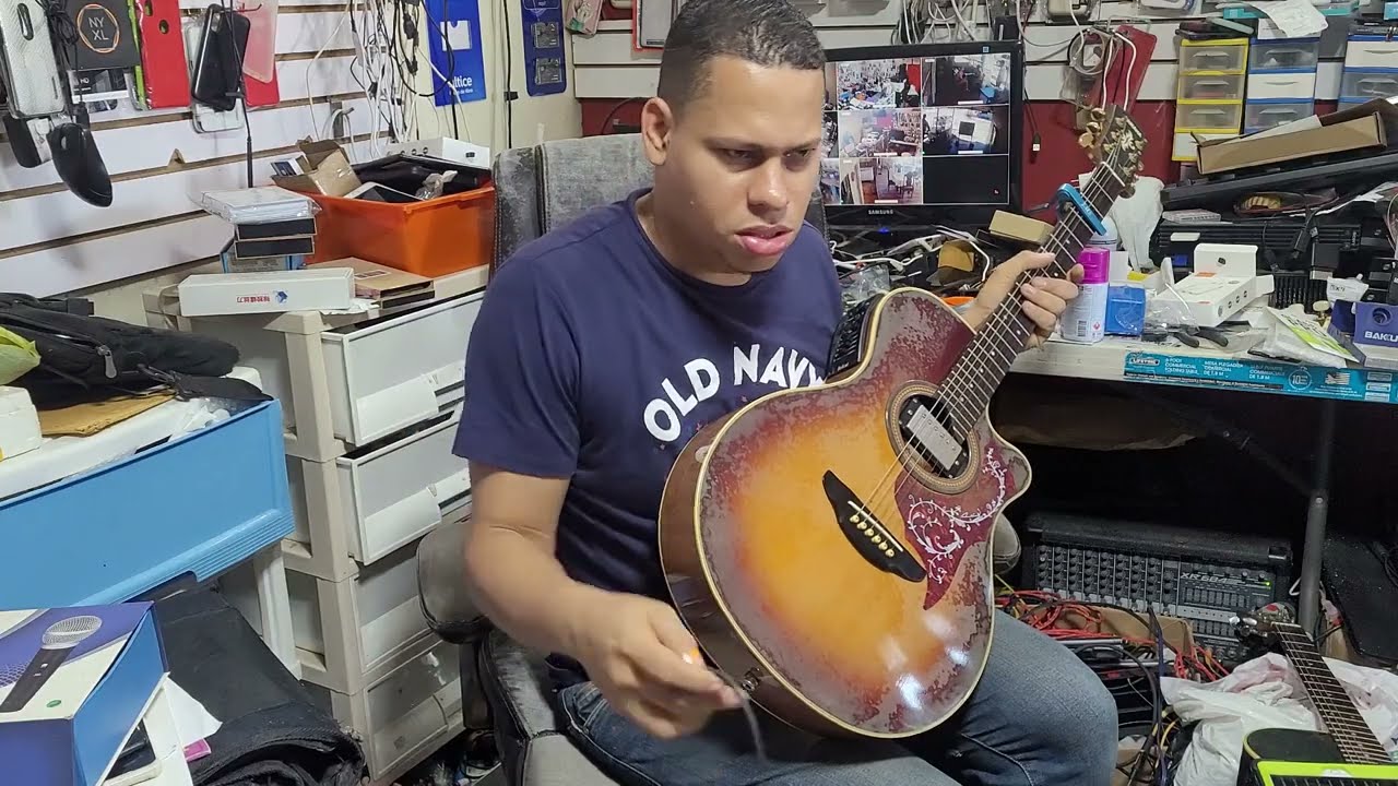 Probando Guitarra Vendida Yamaha Apx6a & pedal Boss Gt10 (San José Ocoa)