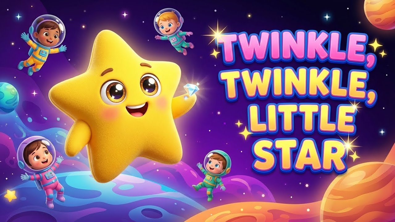 🌙 Twinkle Twinkle Little Star, Nighty Night 🌟 Calming Song For Baby Evening Routine 💤