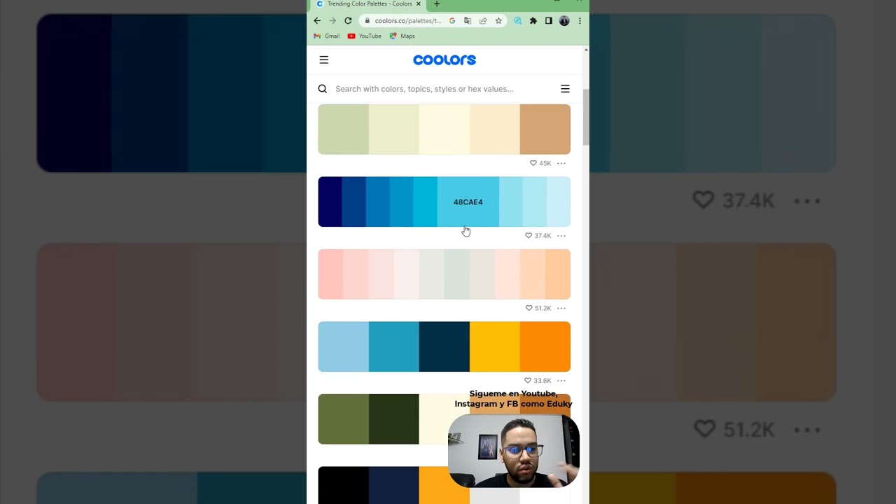 Paleta de colores para tus gr&aacute;ficos, informes o tablero de control #gr&aacute;ficos #dashboard #datos