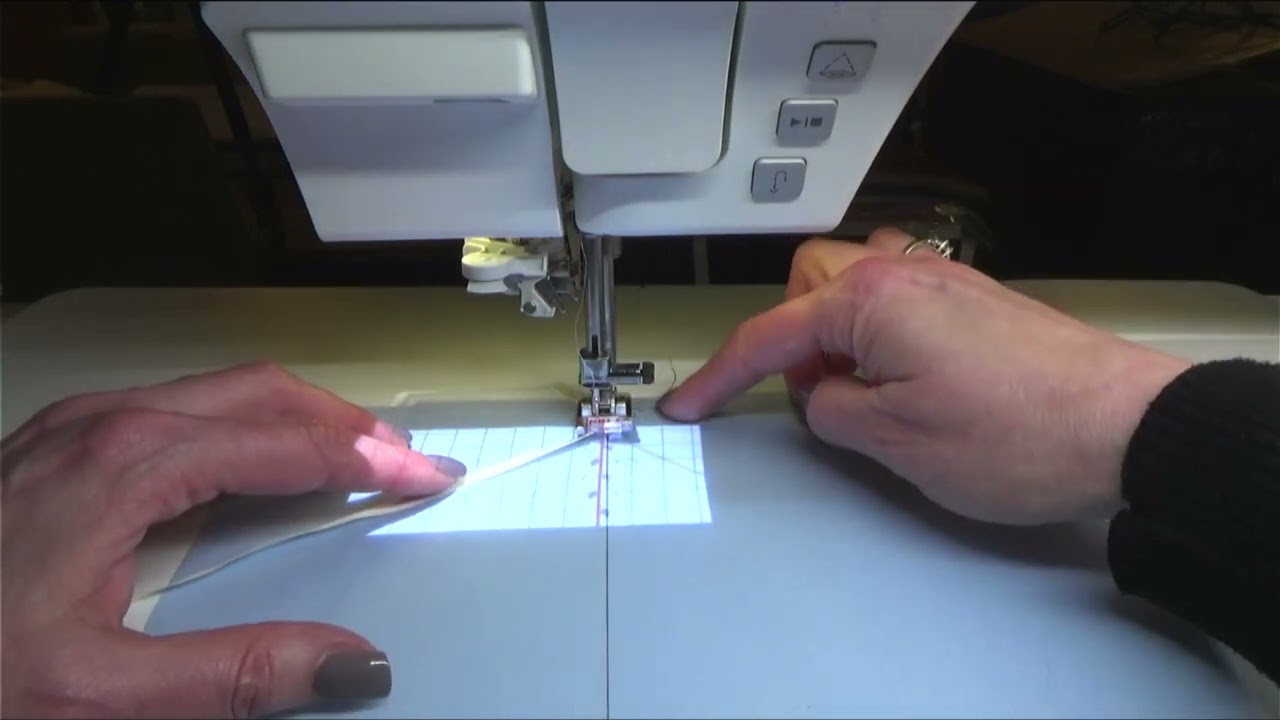 Single Ribbon Stitches and Projected Grid
