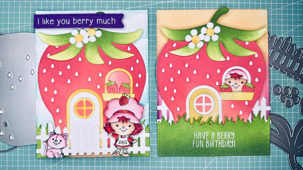 How to Assemble the 'Strawberry House' die set