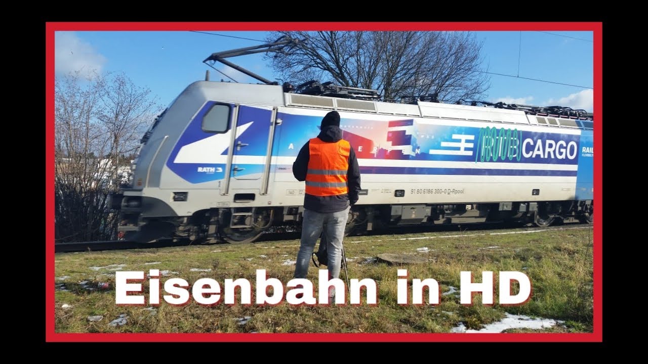 Eisenbahn in HD / Bahnhof Esbjerg in Dänemark / Trainspotter /