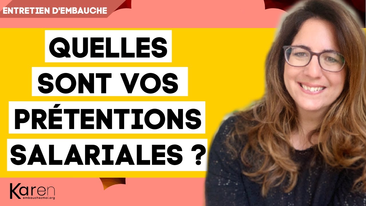 QUELLES SONT VOS PRÉTENTIONS SALARIALES ? Exemple Réponse