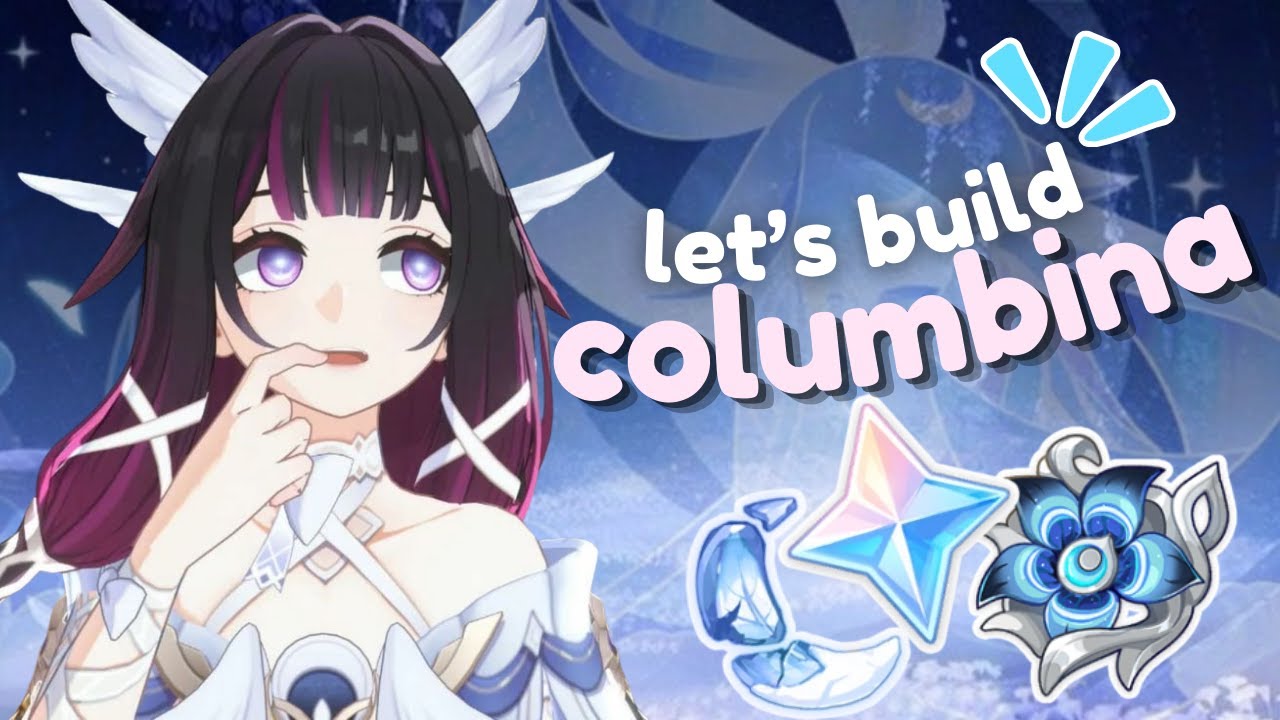 build columbina with me! ⋆.˚ 🌙⭒.˚  | genshin