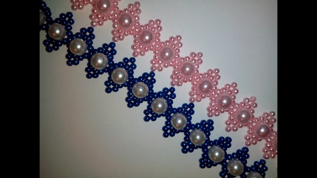 Браслет из бусин. МК. DIY. Tutorial: beaded bracelet