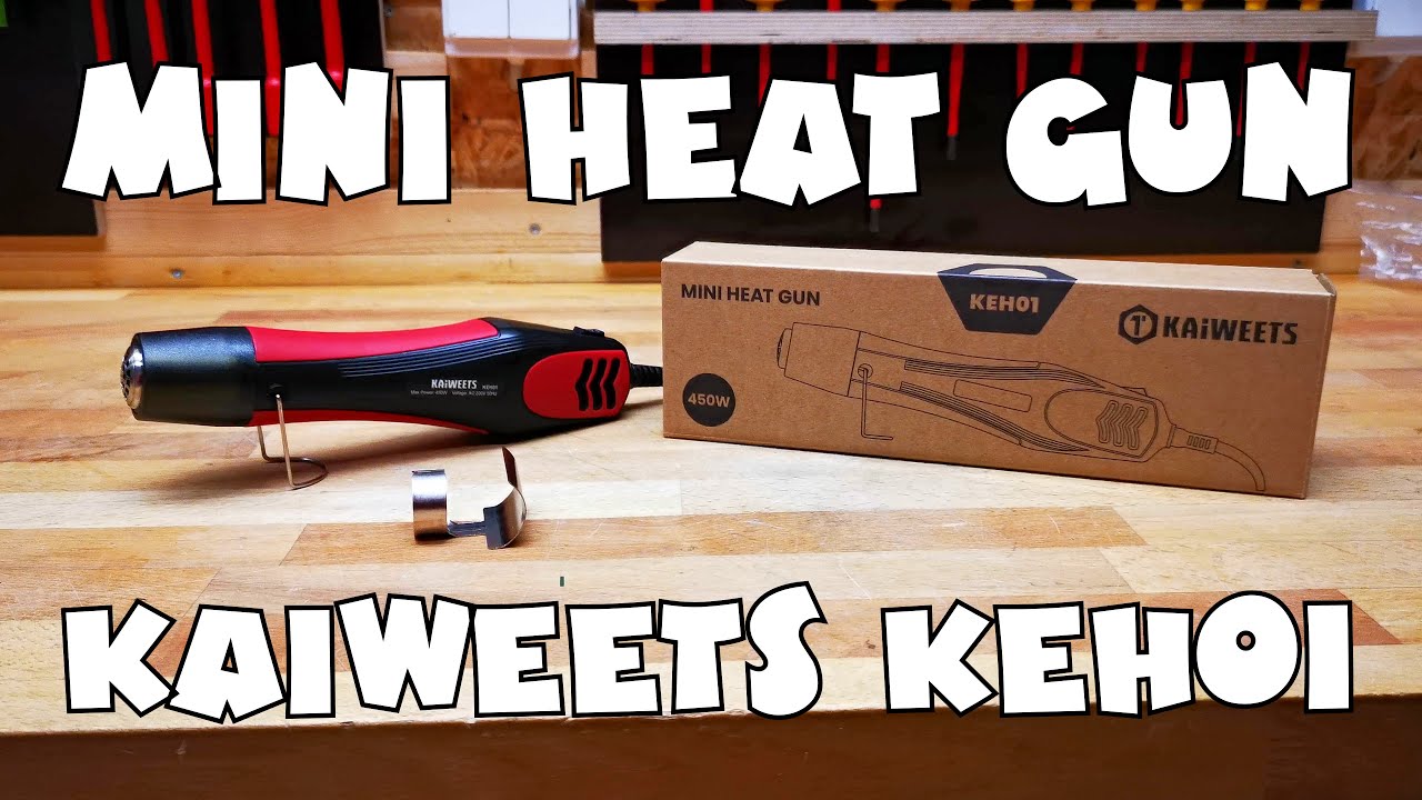KAIWEETS KEH01 450°C Mini Heißluftpistole mit Edelstahldüse