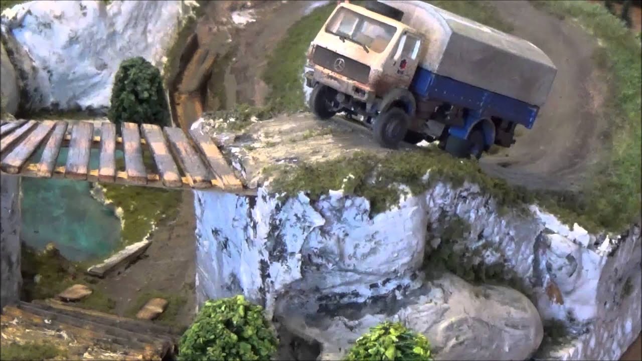 RC Car Trail Truck 1:87 H0 Handmade