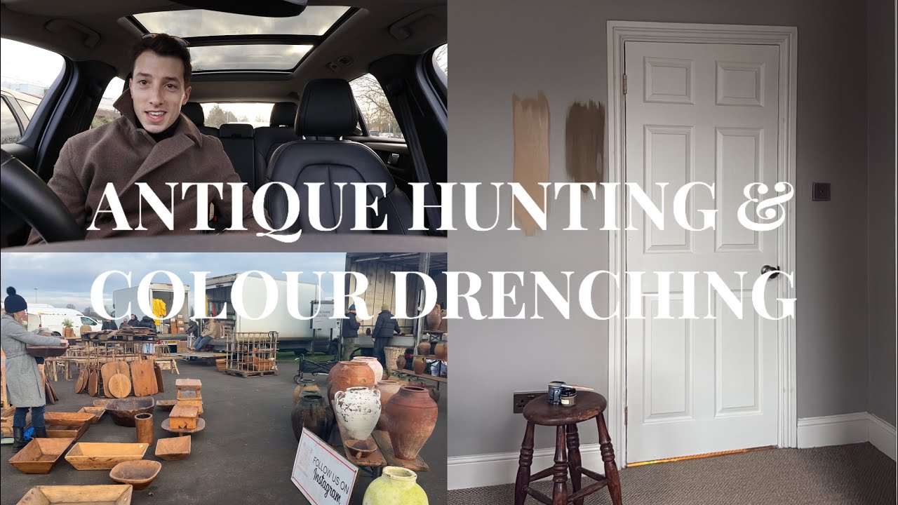 Sunbury Antiques Market & Testing Paint Colours for the Perfect Colour-Drenched Look 🎨🖌️