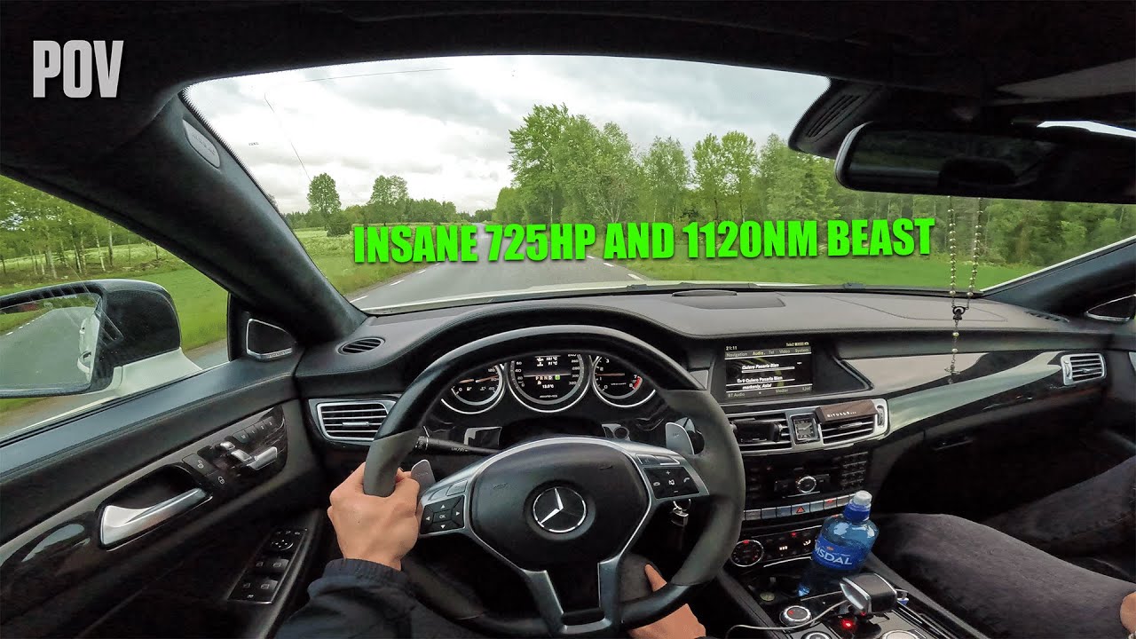 POV Driving a 725HP CLS63 AMG – Drone Shots + Exhaust Symphony