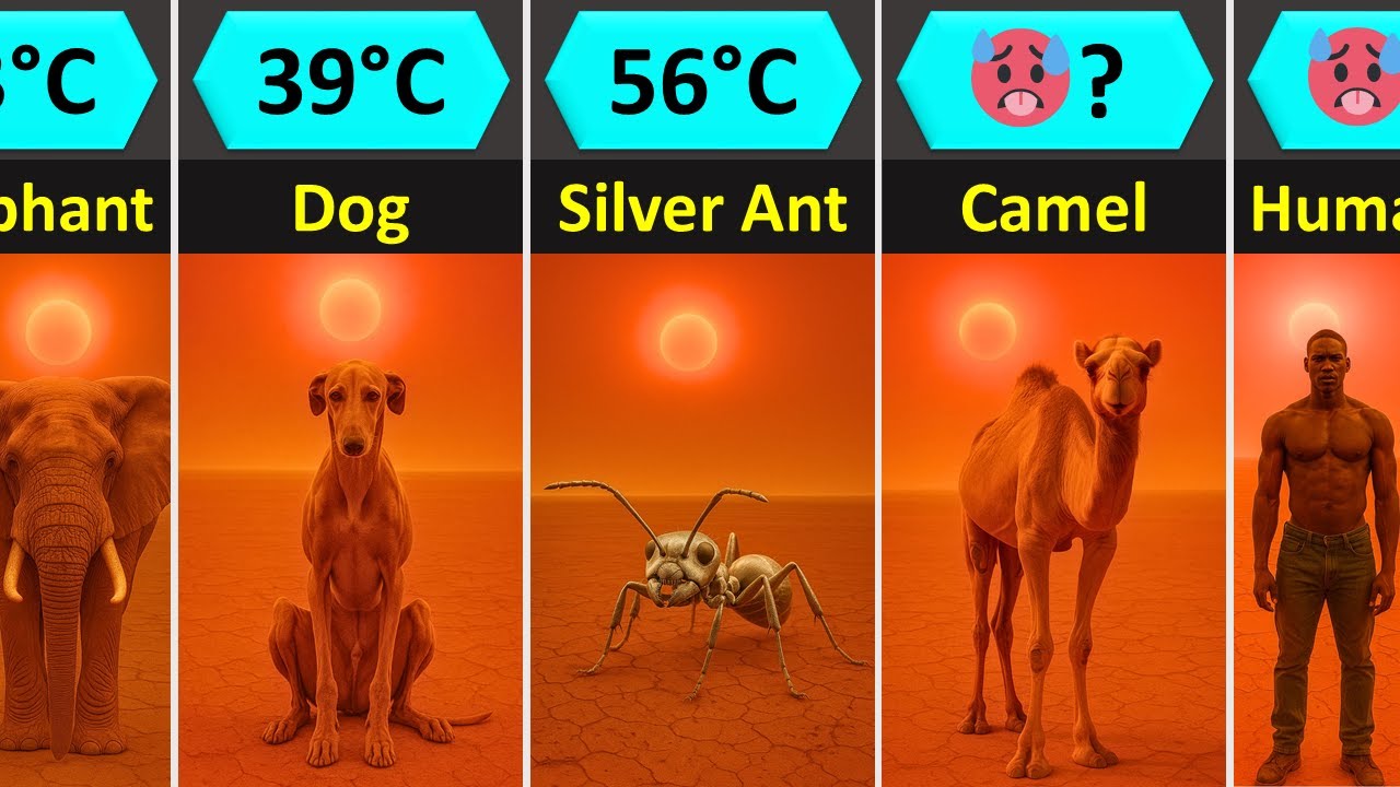 Animals Heat Tolerance Comparison | Which Animals Survive the Most Heat?