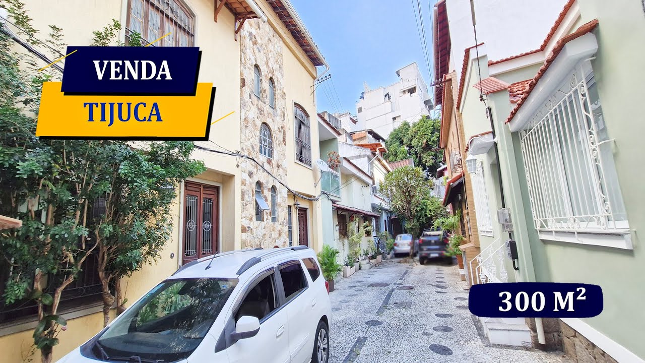 TIJUCA PINTO DE FIGUEIREDO BELÍSSIMO CASARÃO 300M2 DE VILA PRÓXIMO METRÔ 6 QUARTOS 7 BANHEIROS VAGA