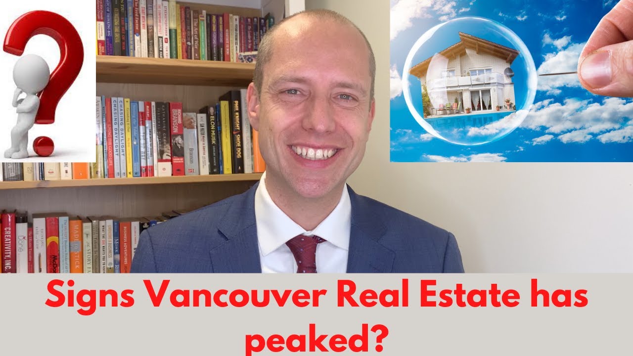 Signs Vancouver Real Estate has peaked?