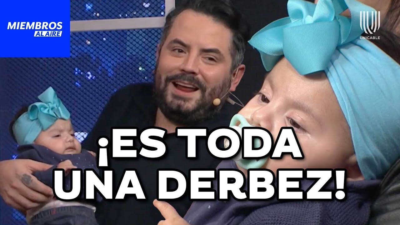 ¡SON IGUALITOS! José Eduardo Derbez presenta oficialmente a su bebé | Miembros al Aire