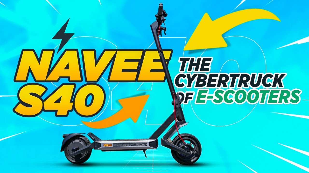 NAVEE S40 Escooter Review - E-Scooters With Cybertruck Design