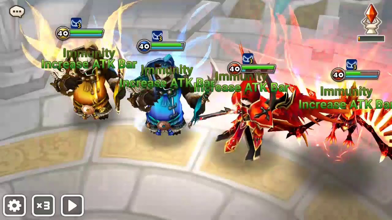 Summoners War - G3 rush hour, christmas eve