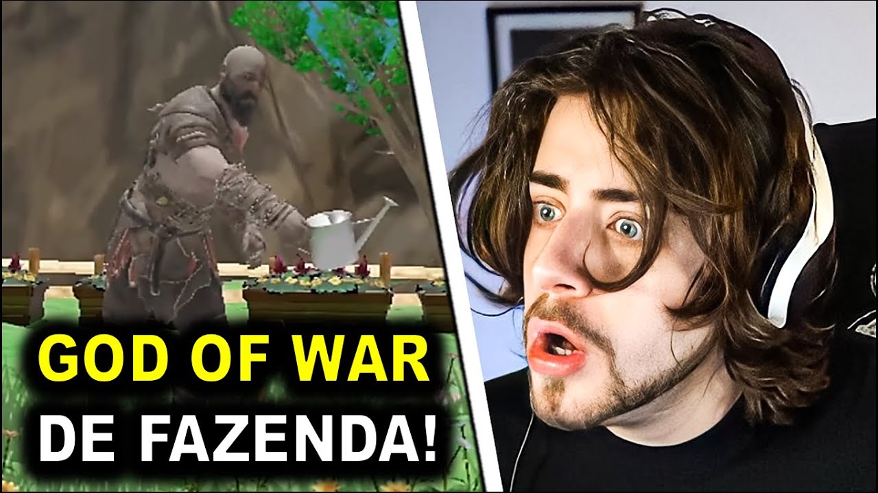 CELLBIT REAGINDO AO GOD OF WAR DA NINTENDO!!!