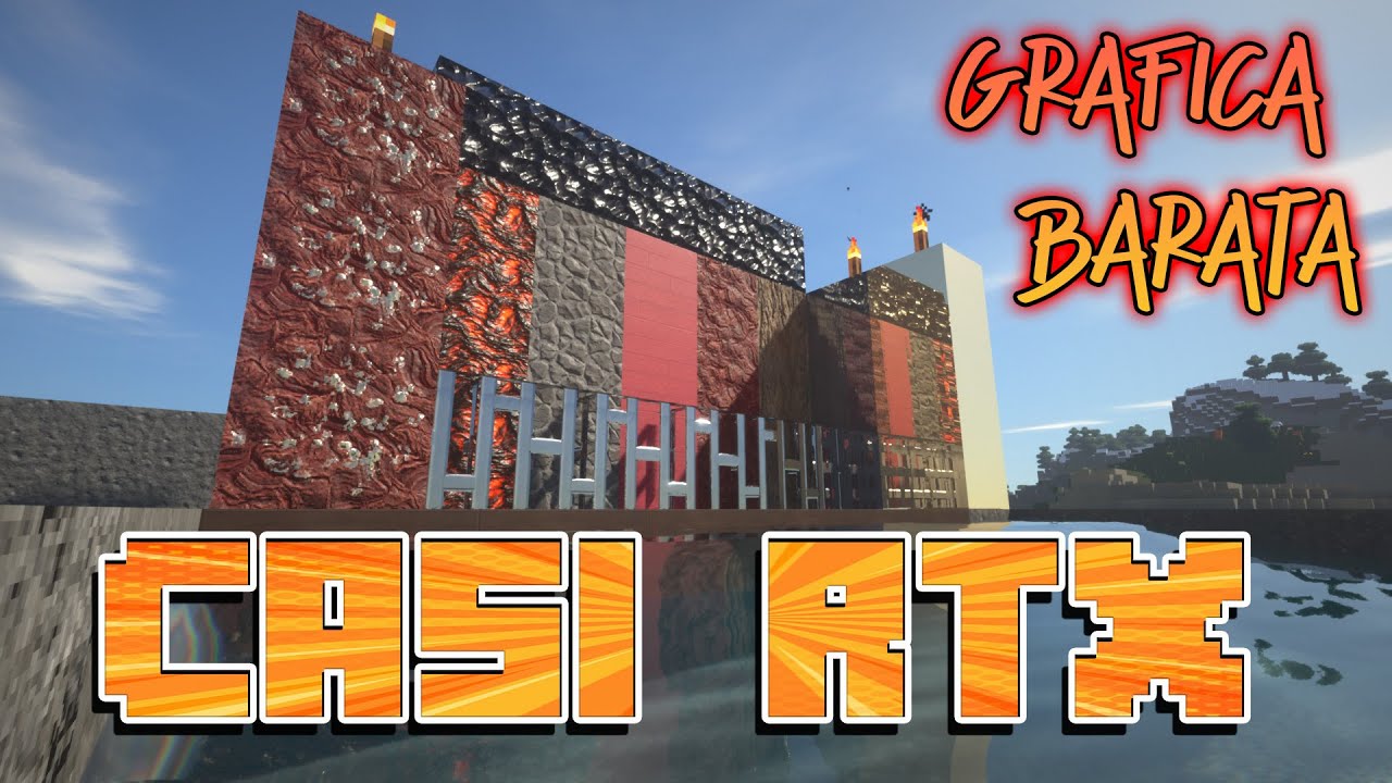☑️ Minecraft realista vs grafica GAMA BAJA 2021
